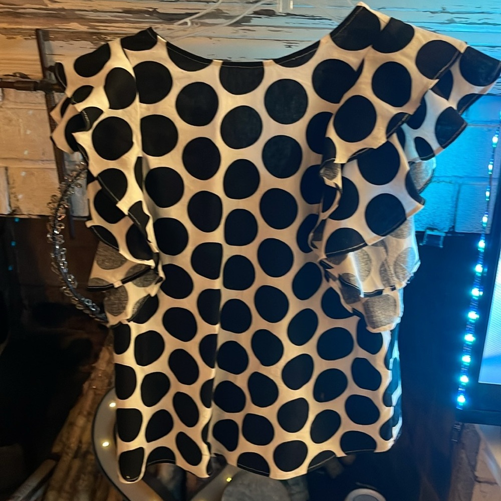 Who What Wear linen and rayon top XS - Picture 2 of 5